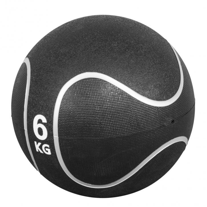 Balón Medicinal de Goma en Negro 1 - 10 kg - Image 4