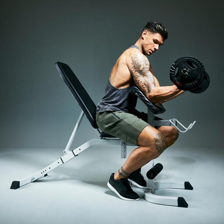 Banco de Musculación con Curl Predicador Ajustable - Image 9
