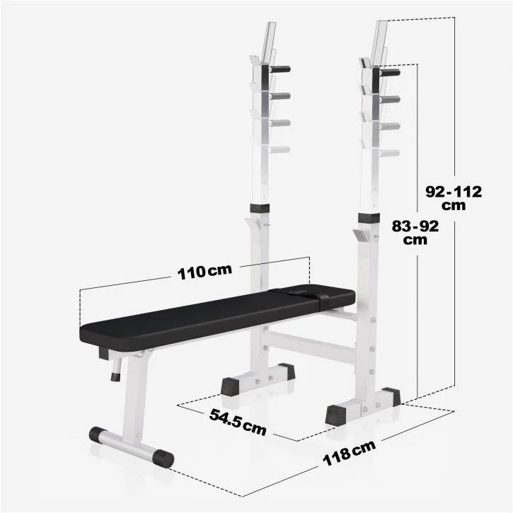 Banco de Musculación con Soporte para Barra Ajustable - Image 18
