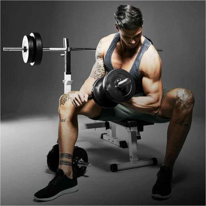 Banco de Musculación con Soporte para Barra Ajustable - Image 20