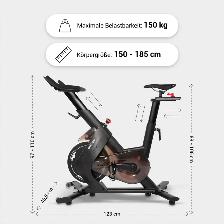 Bicicleta Spinning Profesional Pro S200 - Image 13