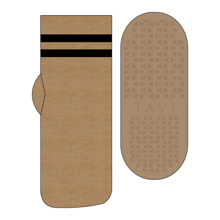 Calcetines Grip Aria Camel Stripe - Image 6