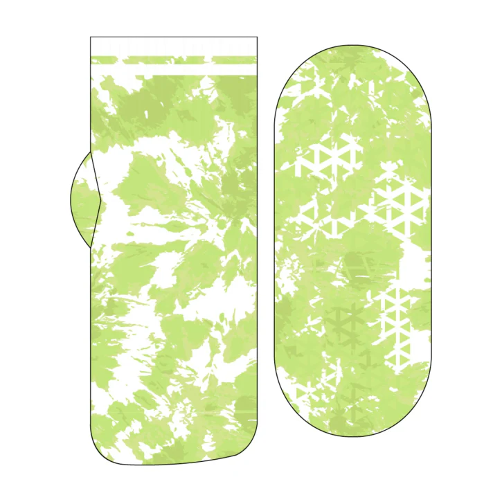Calcetines Grip Aria Lime Tie Dye - Image 3