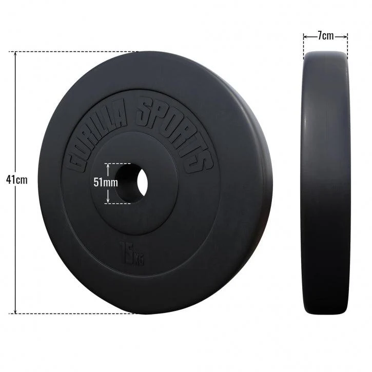 Disco de Pesas Olímpico de Plástico 1,25 kg - 15 kg - Image 30