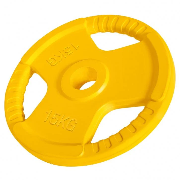 Disco de Pesas Olímpico de Goma con Triple Agarre 1,25 - 25 kg - Image 34