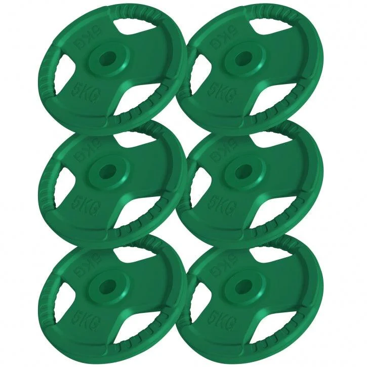 Disco de Pesas de Goma con Triple Agarre 1,25 - 25 kg - Image 10