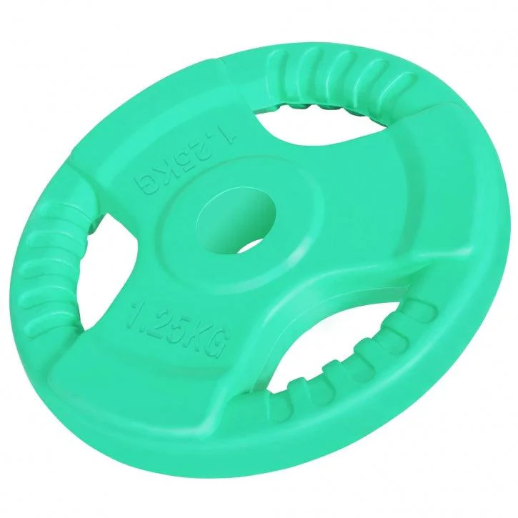 Disco de Pesas de Goma con Triple Agarre 1,25 - 25 kg - Image 3