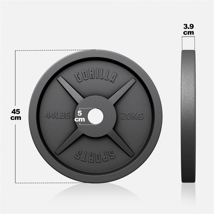 Disco de Pesas Olímpico de Hierro Fundido 1,25 - 25 kg - Image 23