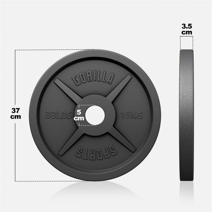 Disco de Pesas Olímpico de Hierro Fundido 1,25 - 25 kg - Image 25