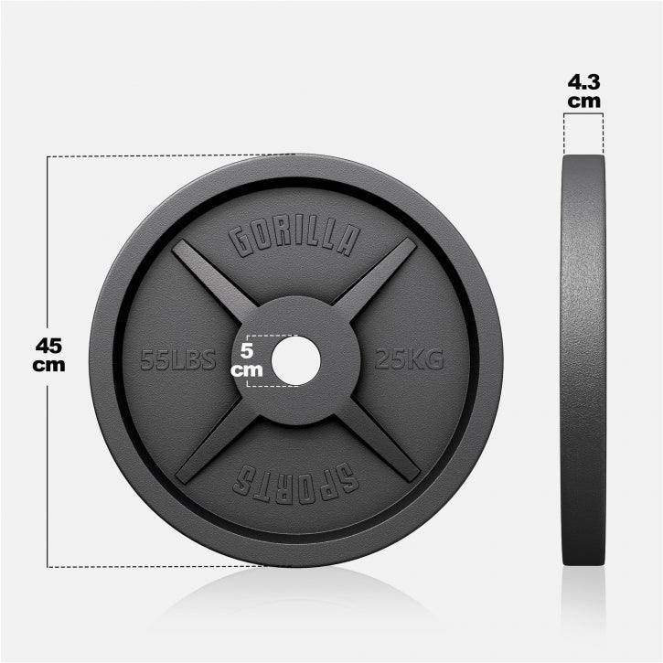 Disco de Pesas Olímpico de Hierro Fundido 1,25 - 25 kg - Image 26