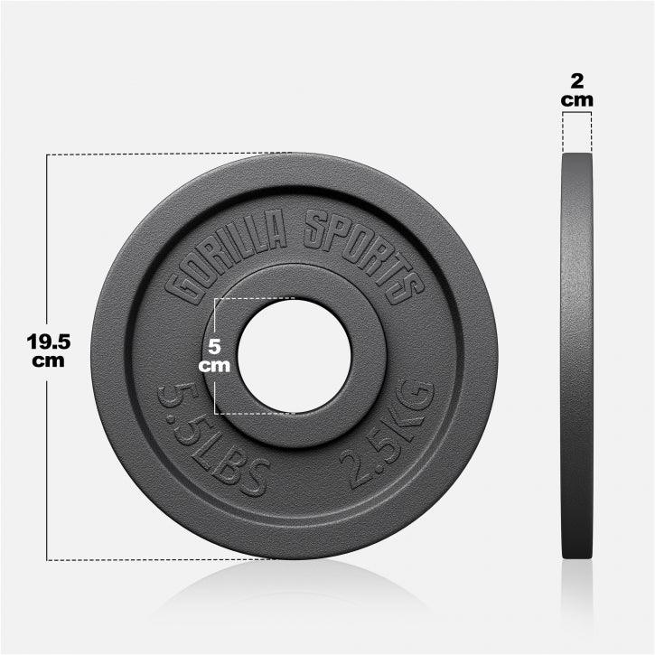 Disco de Pesas Olímpico de Hierro Fundido 1,25 - 25 kg - Image 31