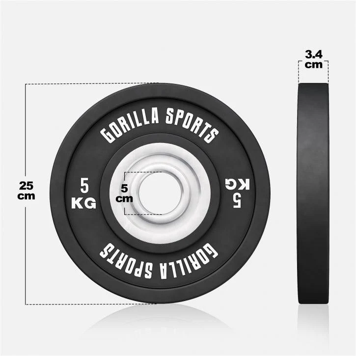 Disco de Pesas Olímpico con Revesitmiento de Goma 5 - 25 kg - Image 10
