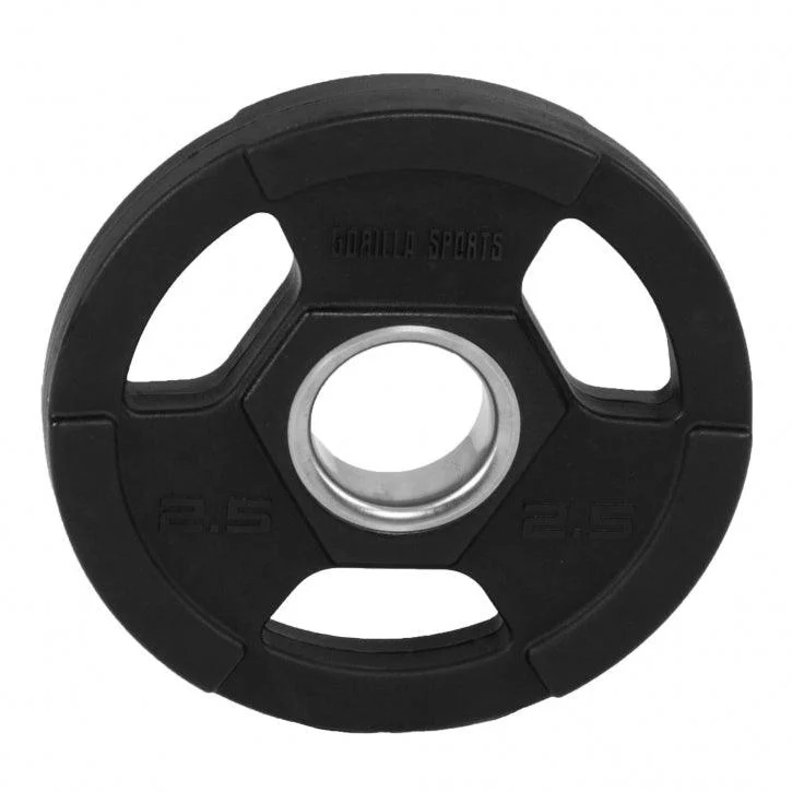 Disco de Pesas Olímpico de Plástico con Triple Agarre 1,25 - 25 kg - Image 6