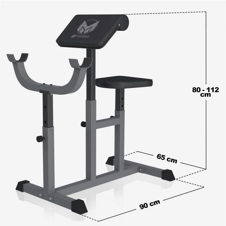 Banco de Musculación con Curl Predicador E-Series - Image 4