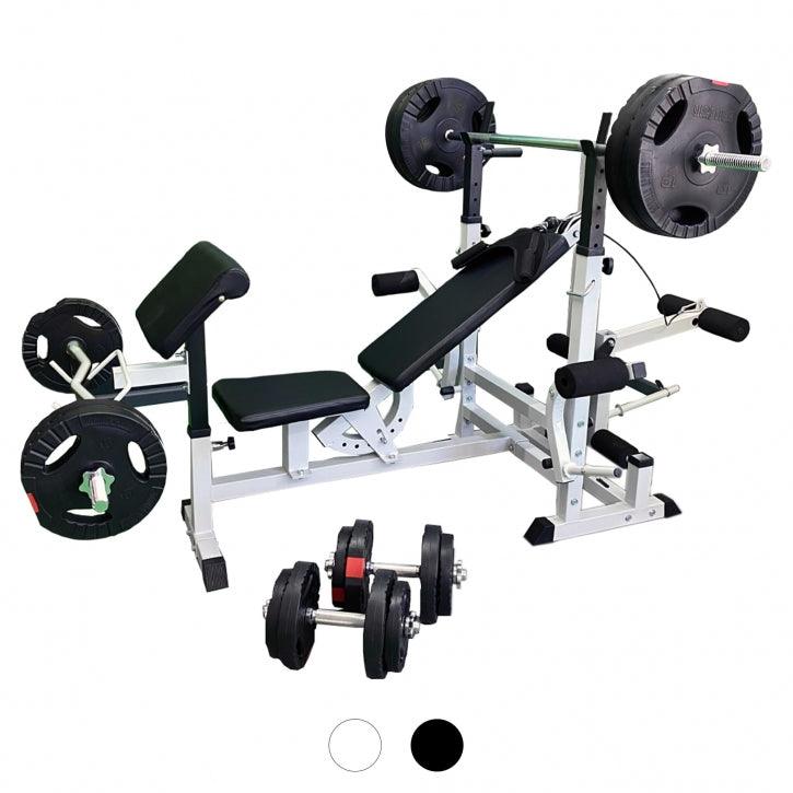Estación de Musculación con Banco y Set Completo 100 kg - Image 7