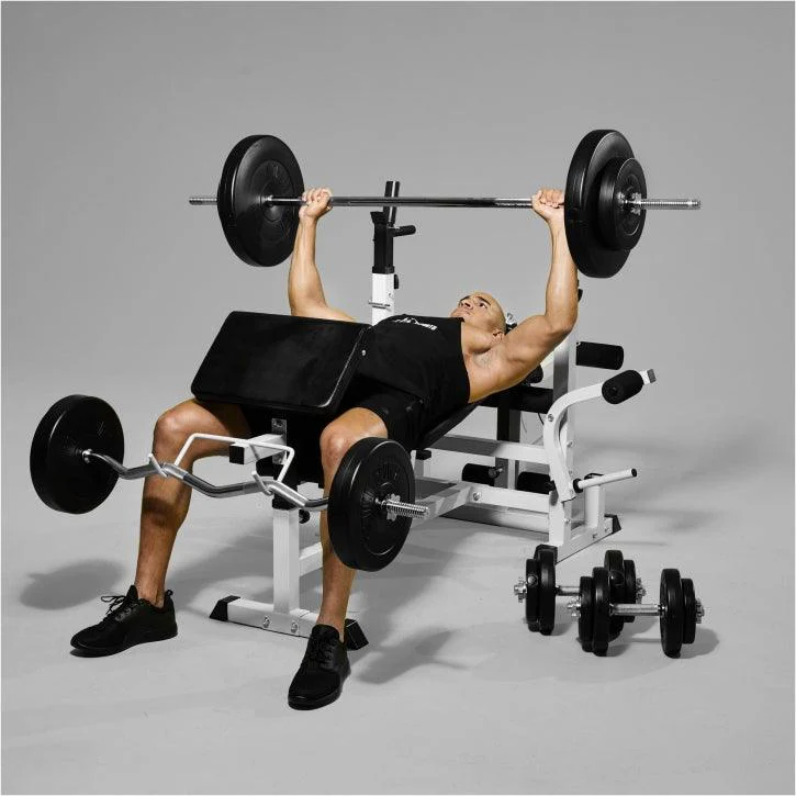 Multiestación Home Gym con Juego de Pesas de Plástico - Image 18