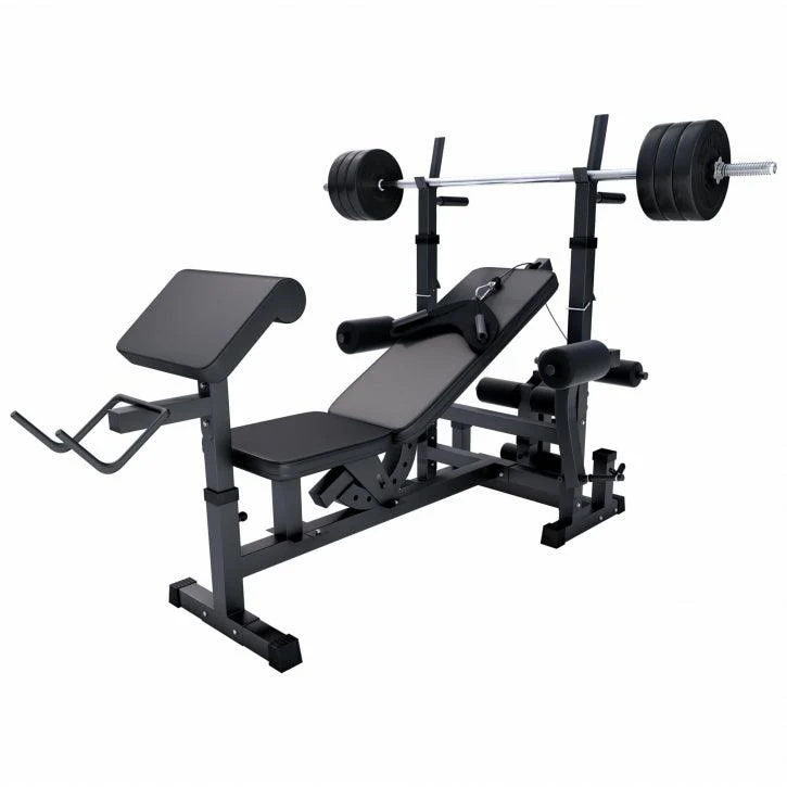 Multiestación Home Gym con Juego de Pesas de Plástico - Image 20