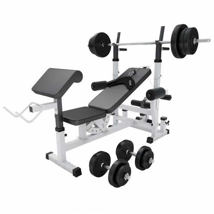 Multiestación Home Gym con Juego de Pesas de Plástico - Image 62