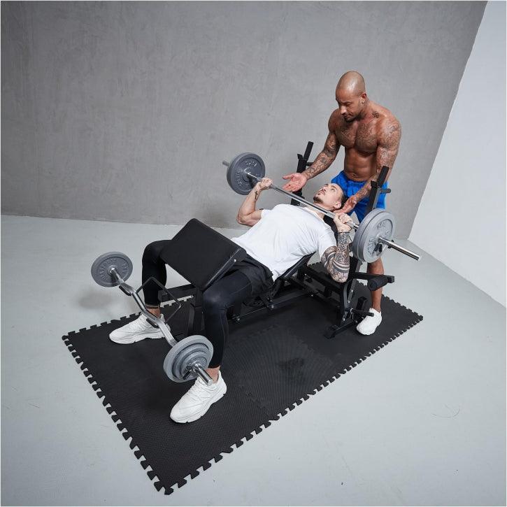 Multiestación Home Gym con Juego de Pesas de Hierro Fundido - Image 14
