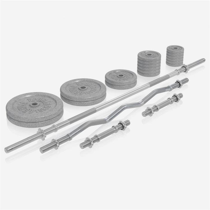 Multiestación Home Gym con Juego de Pesas de Hierro Fundido - Image 19
