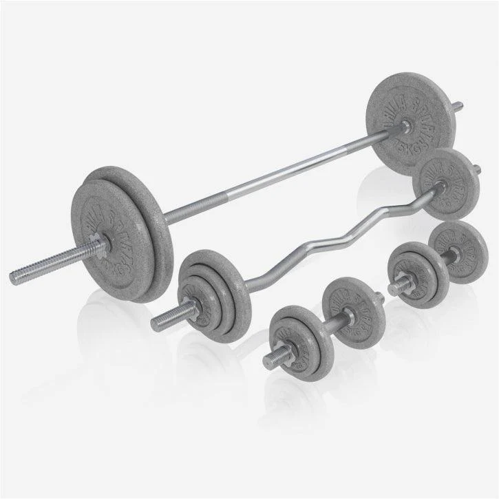 Multiestación Home Gym con Juego de Pesas de Hierro Fundido - Image 20