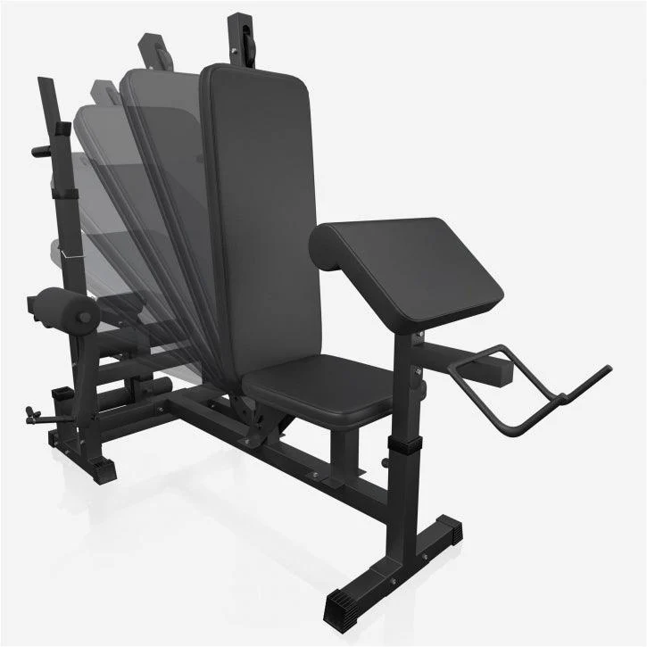 Multiestación Home Gym con Juego de Pesas de Hierro Fundido - Image 6