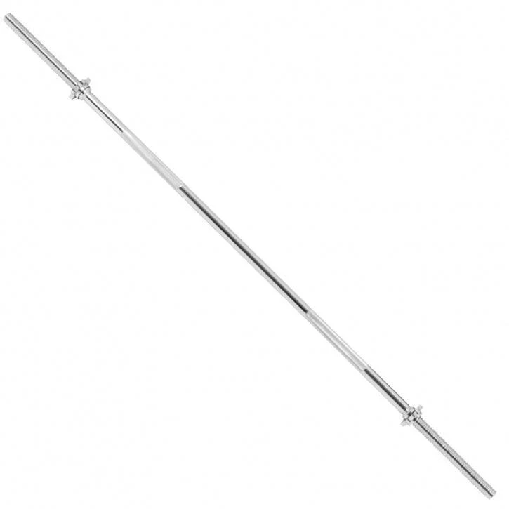 Set de Barra y Discos de Pesas de Hierro Fundido con Triple Agarre - Image 3