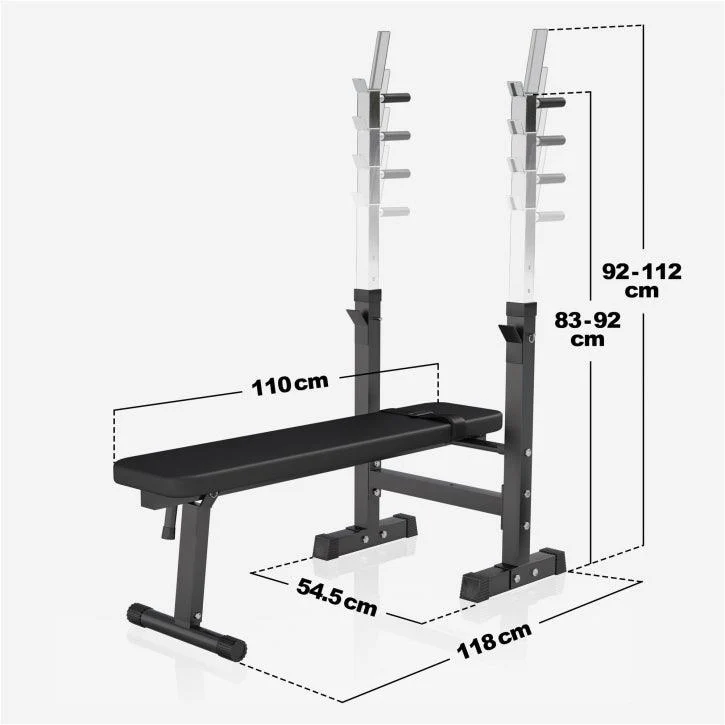 Banco de Musculación con Juego de Pesas de Plástico - Image 19