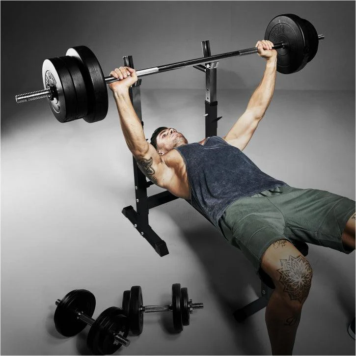 Banco de Musculación con Juego de Pesas de Plástico - Image 24