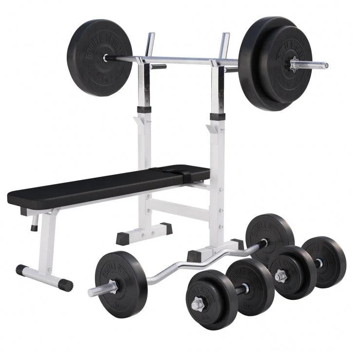 Banco de Musculación con Juego de Pesas de Plástico - Image 4