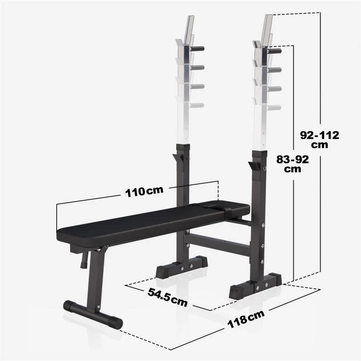 Banco de Musculación con Juego de Pesas de Plástico - Image 42