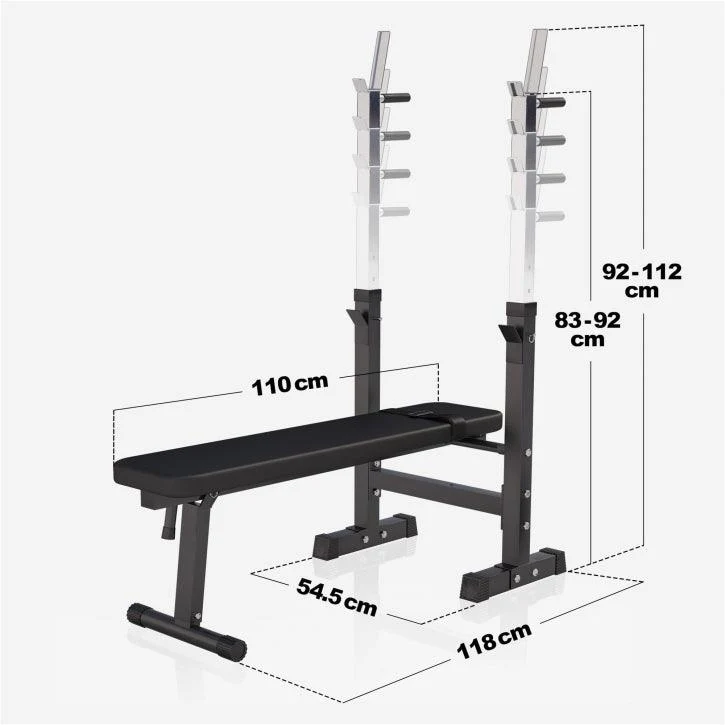 Banco de Musculación con Juego de Pesas de Plástico - Image 61