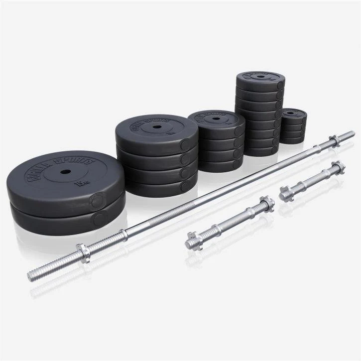 Set de Barra Larga y Discos de Pesas de Plástico - Image 17