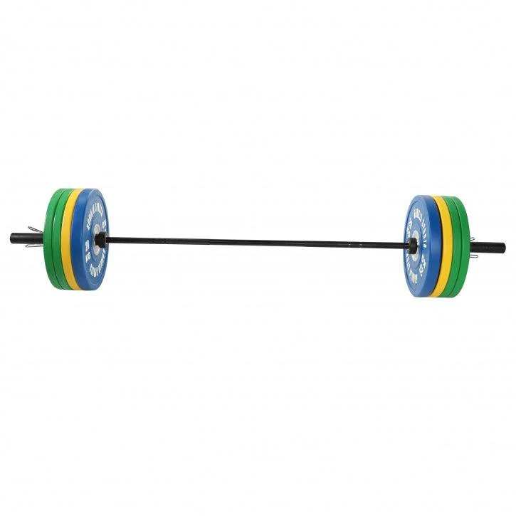 Set de Barra y Discos de Pesas Bumper Olímpicos - 140 kg - Image 3