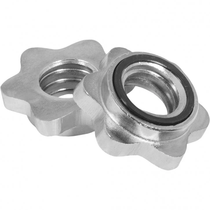 Set de Curl Z y Discos de Pesas de Hierro Fundido Cromado - 35 kg - Image 4