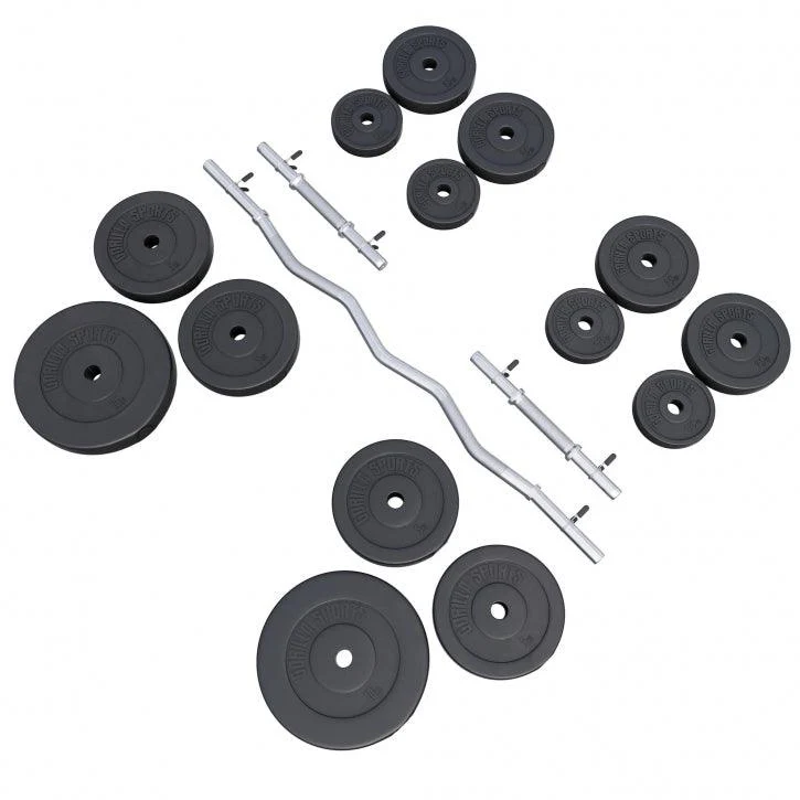 Set de Curl con Barra Z y Discos de Pesas 70 kg - Image 3