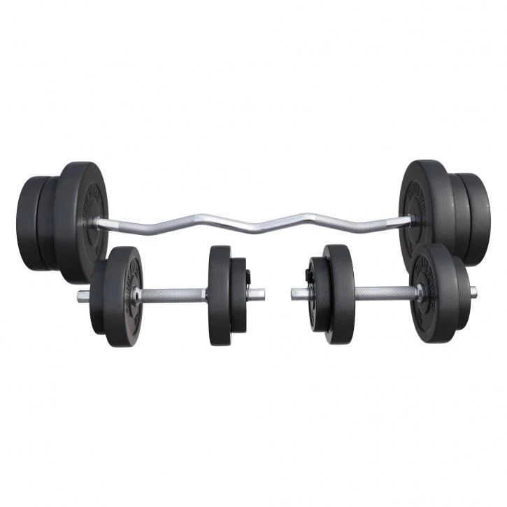 Set de Curl con Barra Z y Discos de Pesas 70 kg - Image 5