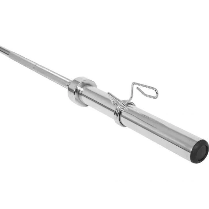 Set de Barra y Discos de Pesas Olímpicos de Plástico con Triple Agarre - 130 kg - Image 5