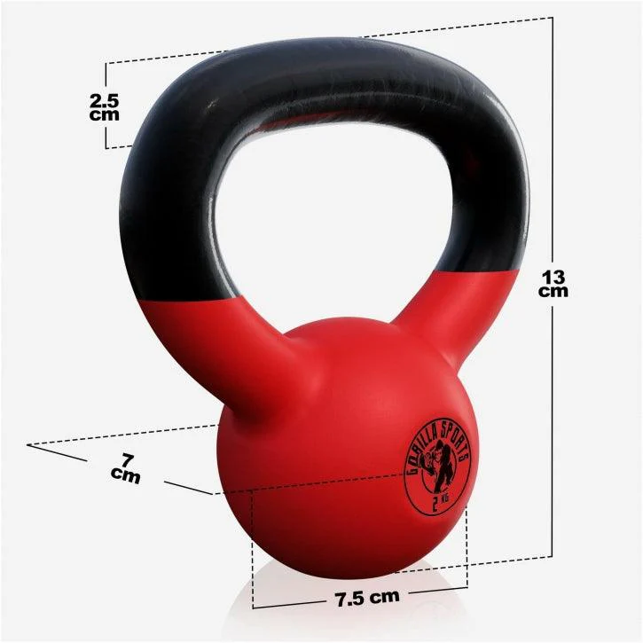 Kettlebell de Hierro Fundido con Revestimiento de Goma 2 - 32 kg - Image 111