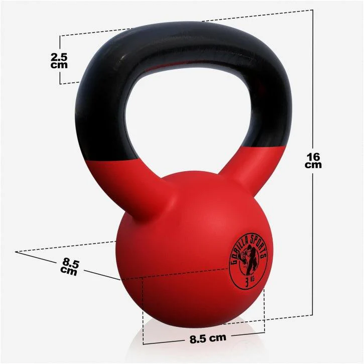 Kettlebell de Hierro Fundido con Revestimiento de Goma 2 - 32 kg - Image 117