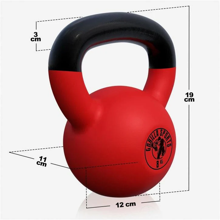 Kettlebell de Hierro Fundido con Revestimiento de Goma 2 - 32 kg - Image 15