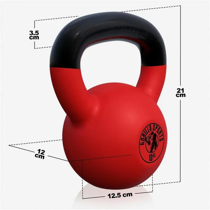 Kettlebell de Hierro Fundido con Revestimiento de Goma 2 - 32 kg - Image 21