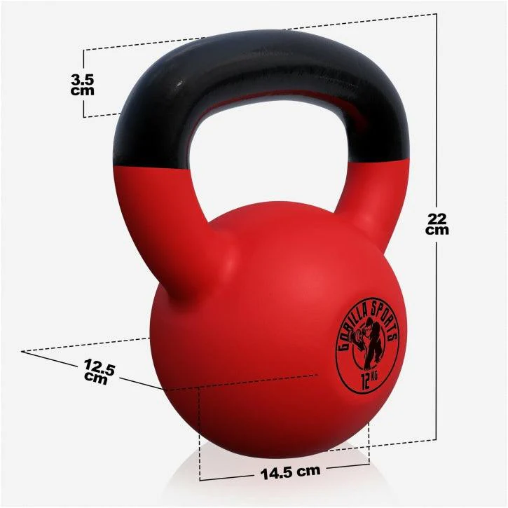 Kettlebell de Hierro Fundido con Revestimiento de Goma 2 - 32 kg - Image 27