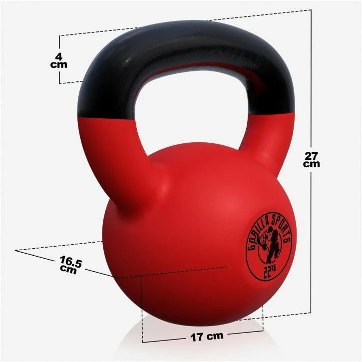 Kettlebell de Hierro Fundido con Revestimiento de Goma 2 - 32 kg - Image 81