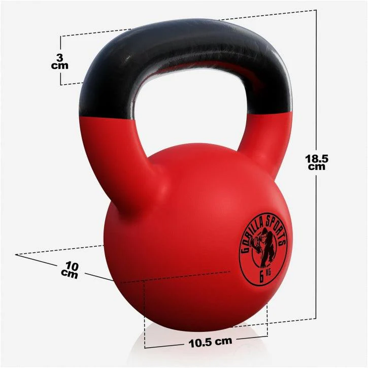 Kettlebell de Hierro Fundido con Revestimiento de Goma 2 - 32 kg - Image 9