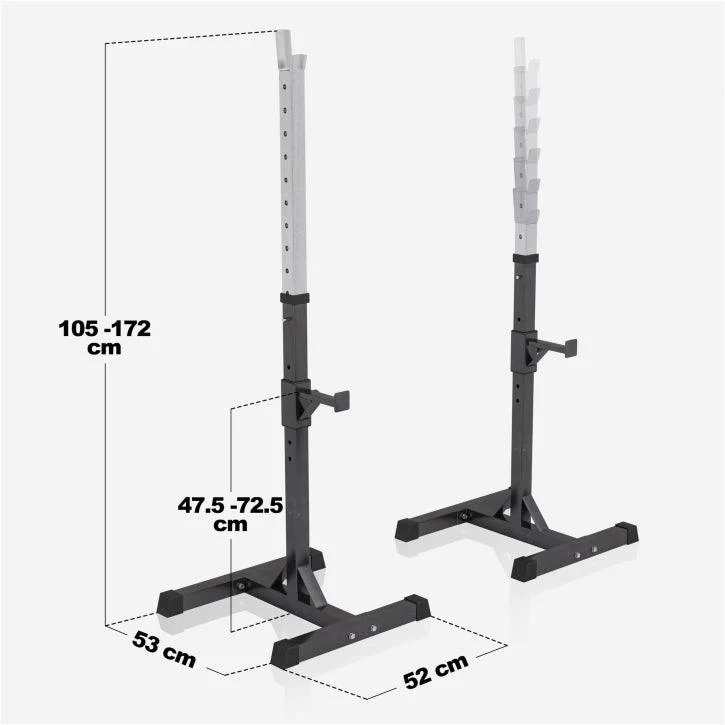 Banco con Soporte para Barra + Juego de Pesas de Plástico con Triple Agarre + Protector Suelo - Image 9
