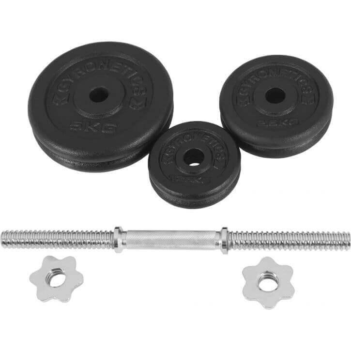 Set de Mancuernas 25 mm de Hierro Fundido E-Series 15 - 30 kg - Image 5