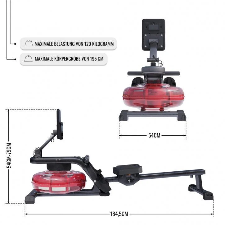 Máquina de Remo de Agua Ajustable - Image 7
