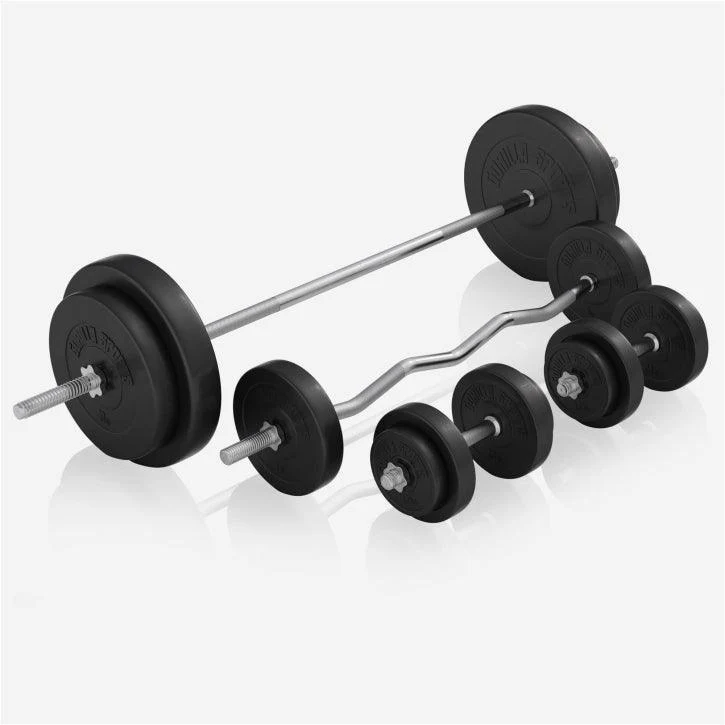 Multiestación Home Gym + Torre de Polea + Juego de Pesas de Plástico + Protector Suelo - Image 19