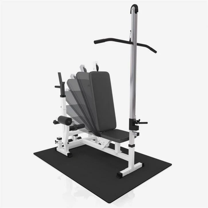 Multiestación Home Gym + Torre de Polea + Juego de Pesas de Plástico + Protector Suelo - Image 9